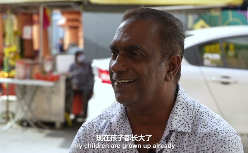 Flower Garland Maker in Petaling Street